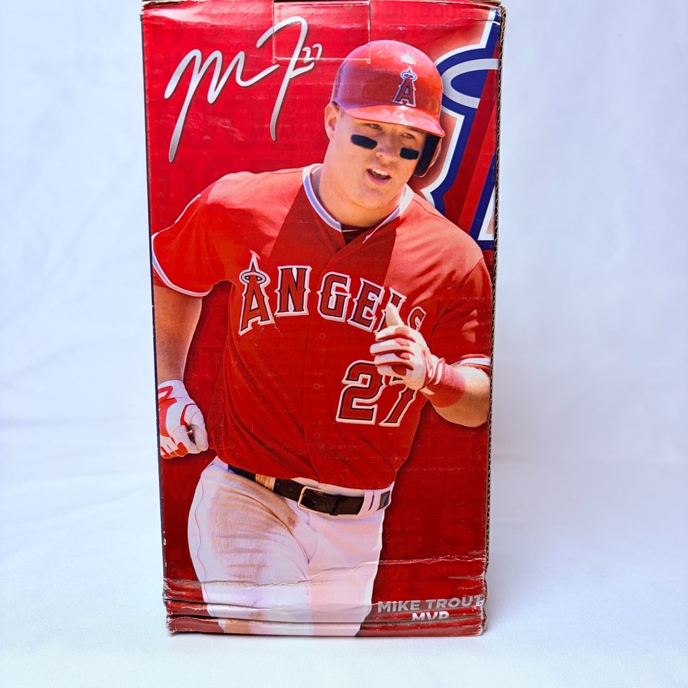 Mike Trout 2016 MVP Bobblehead Los Angeles Angels 2 of 3 SGA MLB Collectible - Picture 3 of 7